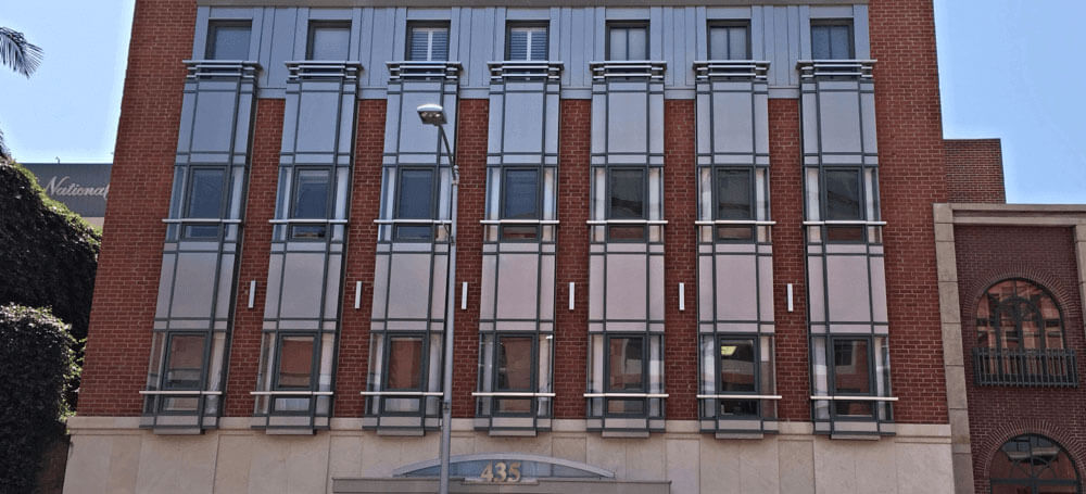 outdoor view of brick building