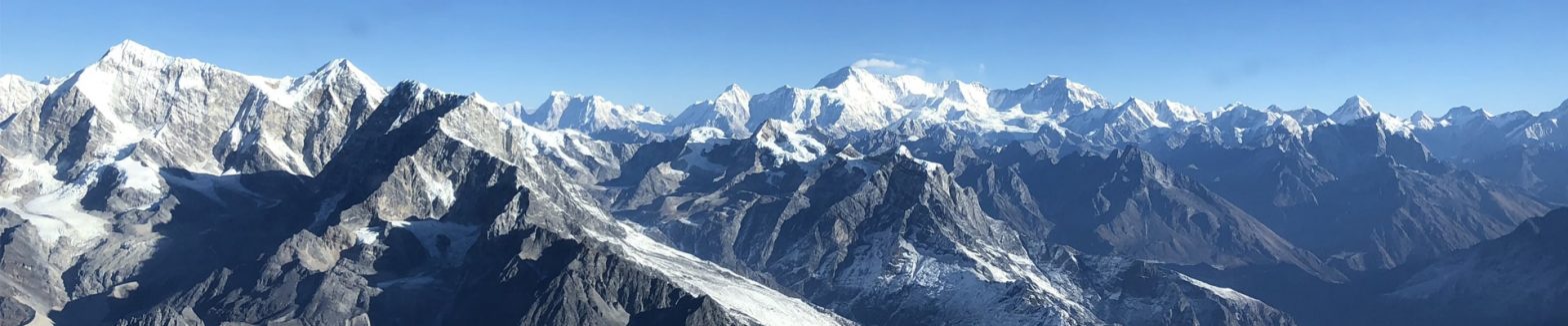 snow capped mountains