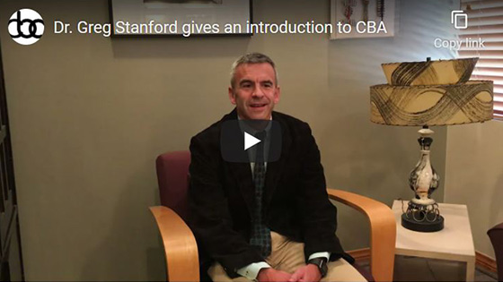 Image of Dr. Greg Stanford gives an introduction to CBA Video Click to see