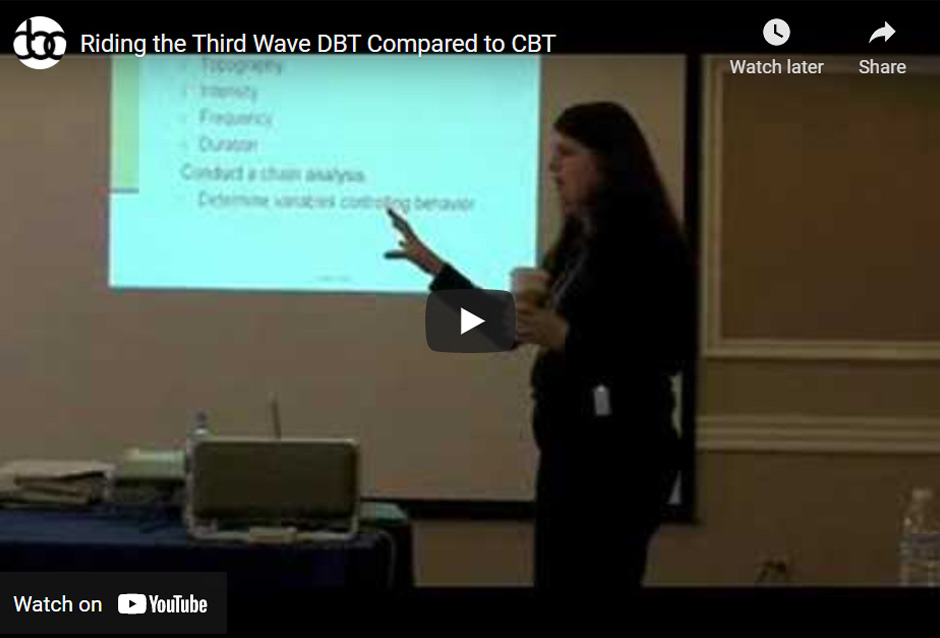 Image of Riding the Third Wave DBT Compared to CBT click to see video