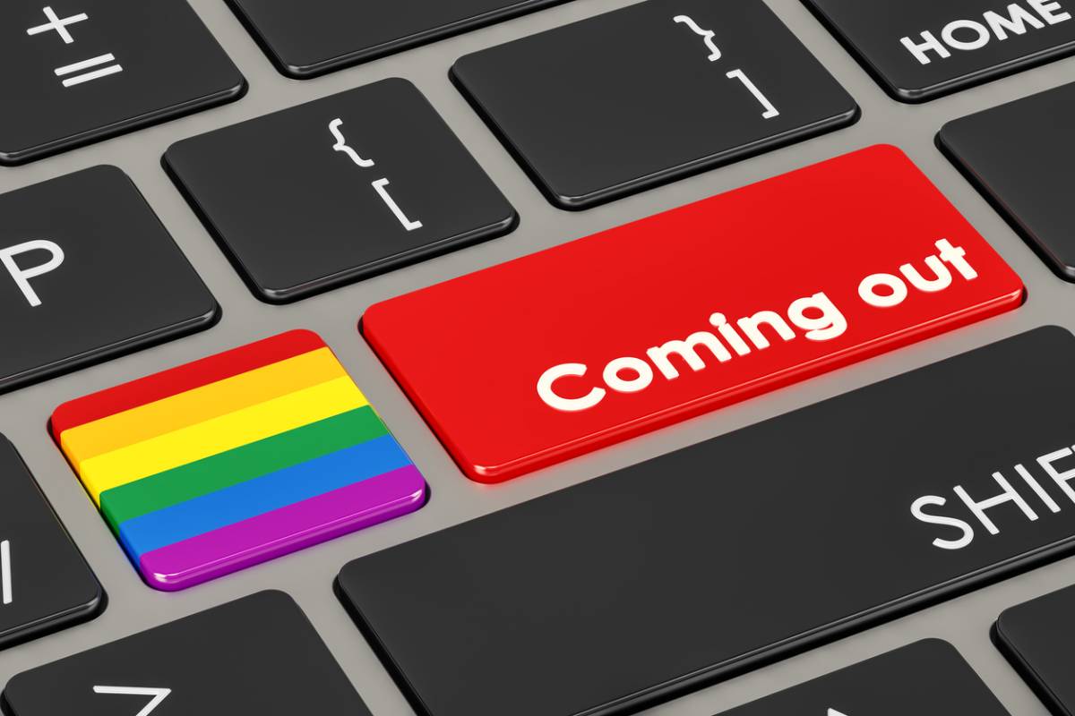 How coming out can be a process